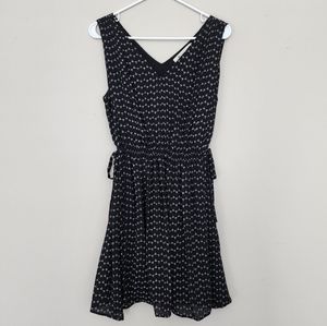 Black & White Triangle Patterned Dress